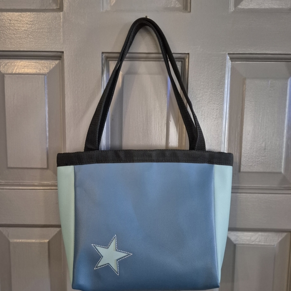 Holly Aiken Custom Made Blue Star Tote Bag Made Locally In Raleigh, NC NWT - Picture 2 of 10